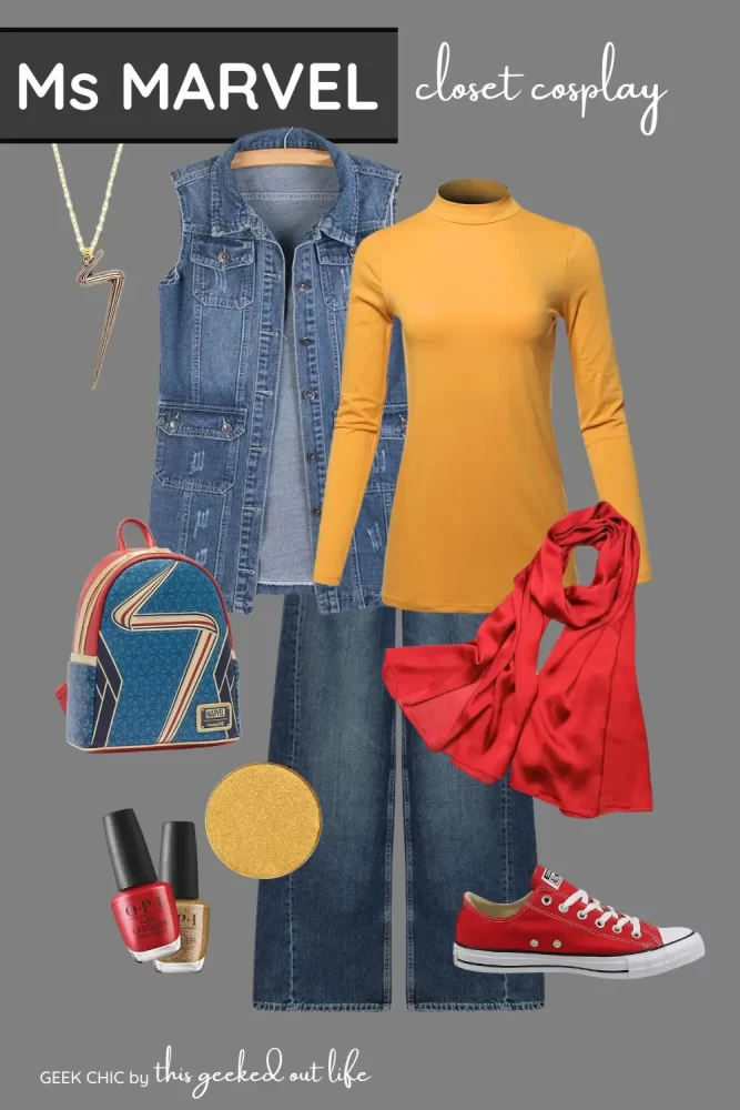 Closet Geek Chic Fashion Outfit for Ms. Marvel