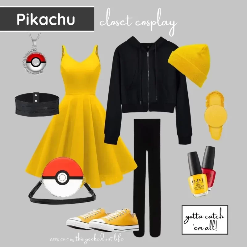 Pikachu Closet Geek Cosplay look for Geek Chic Closet Cosplay