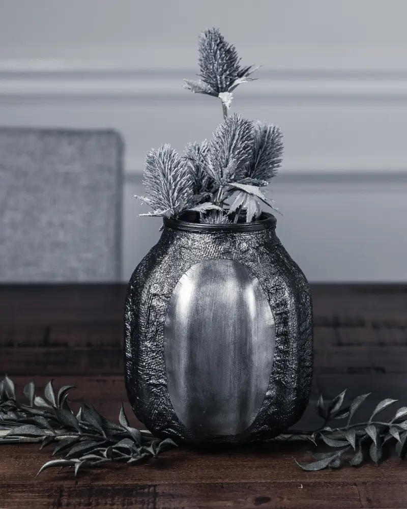 Sea Holly in Deadly Nightshade Jar