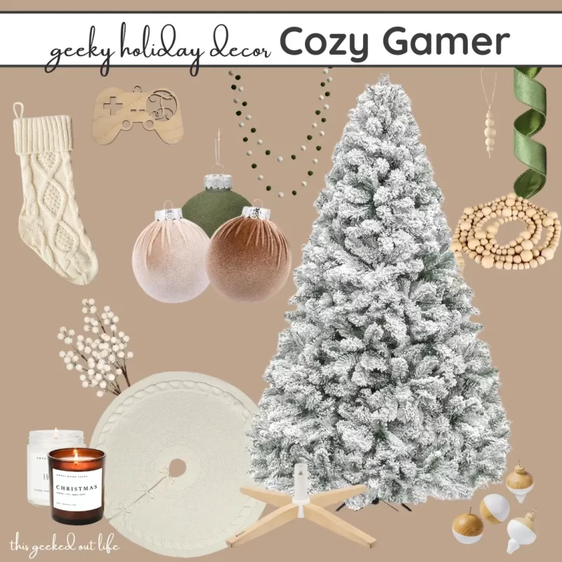 Cozy Gamer Geeky Holiday Decor