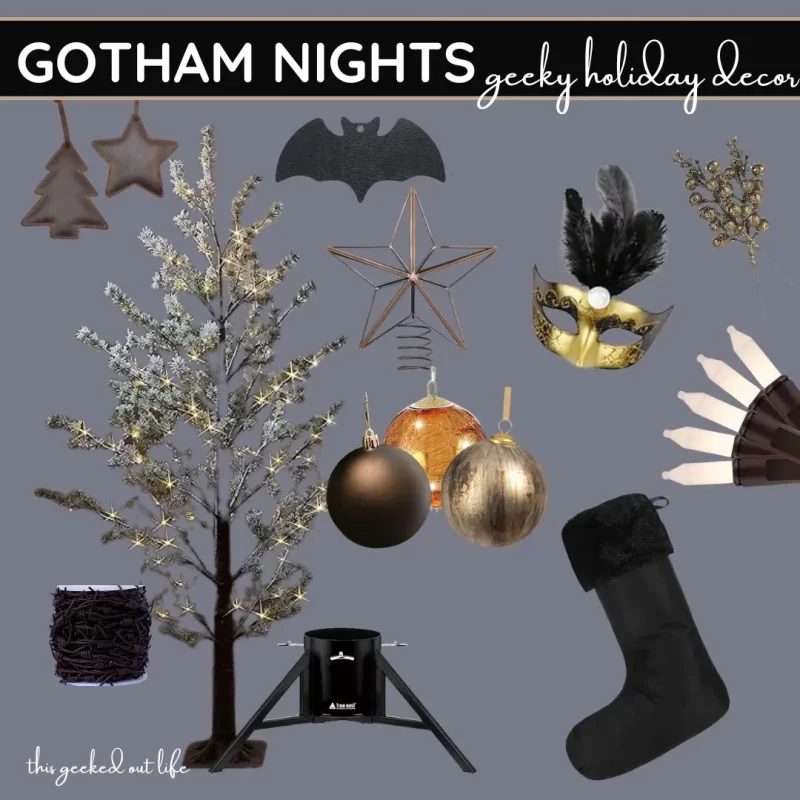 Gotham Nights Geeky Holiday Decor