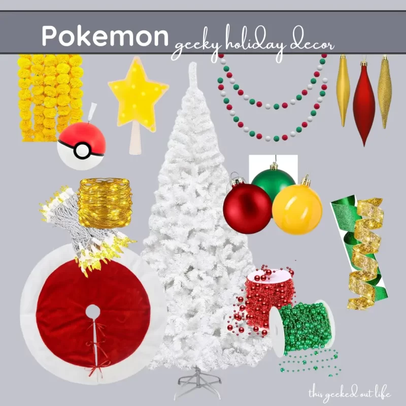 Pokemon Geeky Holiday Decor